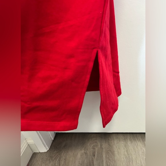 NWT Tommy Hilfinger women sweatshirt red dress - Picture 10 of 16